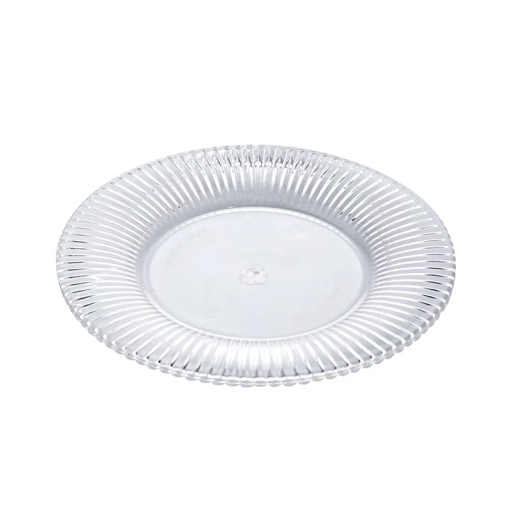 Plastic Fruit Plate - Transparent PS/PC Wedding Party Dessert Plate