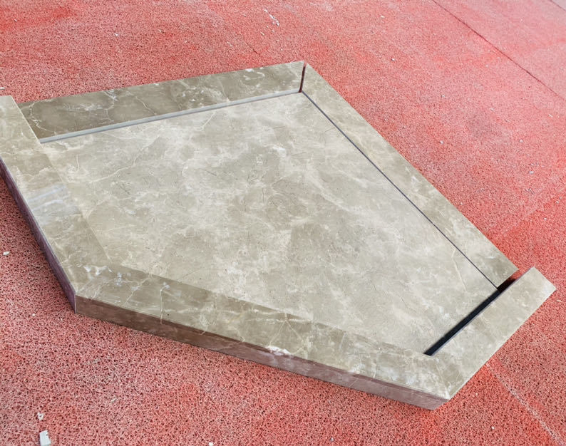 The Custom Made Anit-Slippy Marble Tiles for Bathroom Shower Flooring