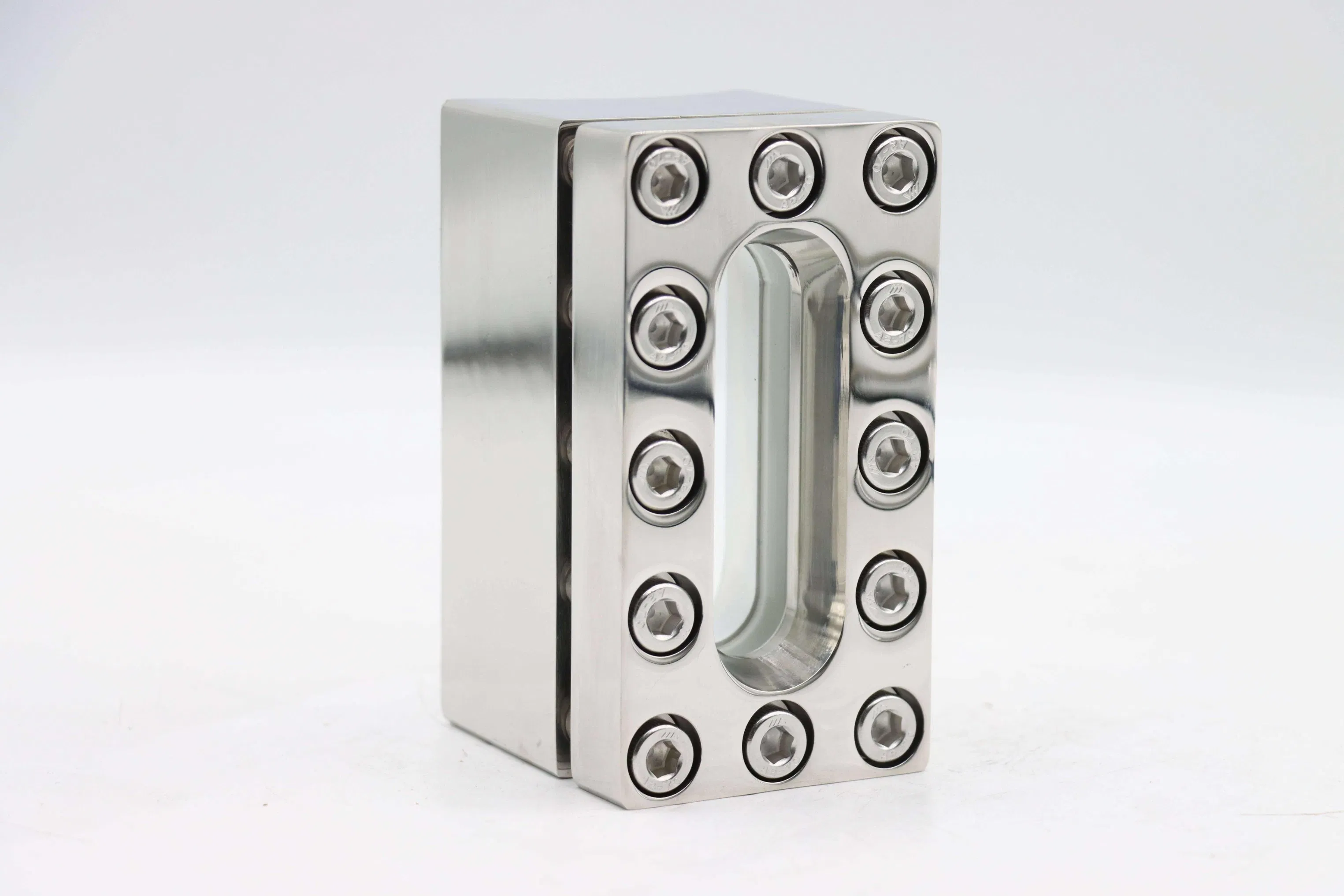 Sanitary Stainless Steel 304 316L Level Indicator Rectangular Flange Sight Glass for Tank