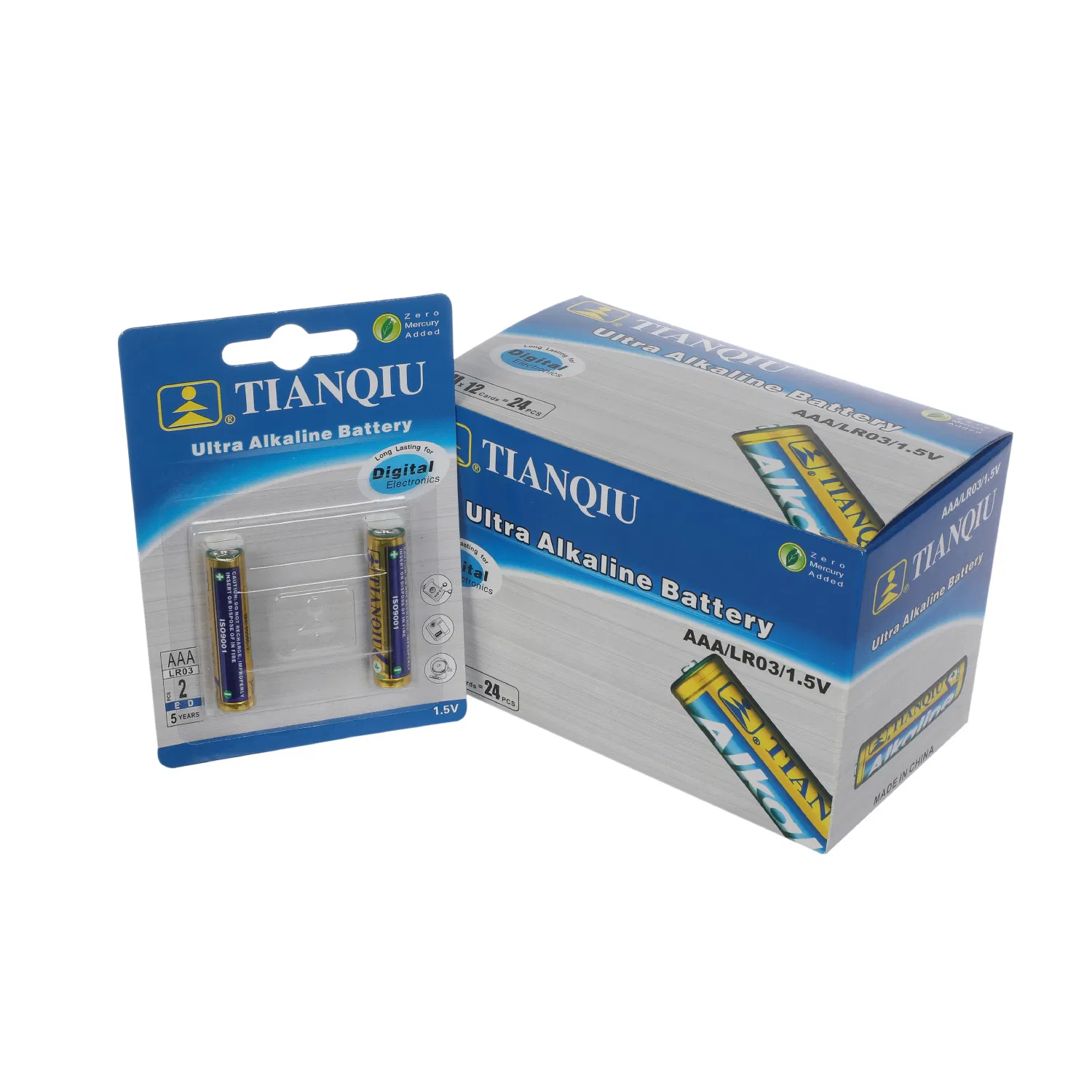 Tianqiu 6f22 Carbon Zinc Battery 9V Dry Battery Cell Factory Price