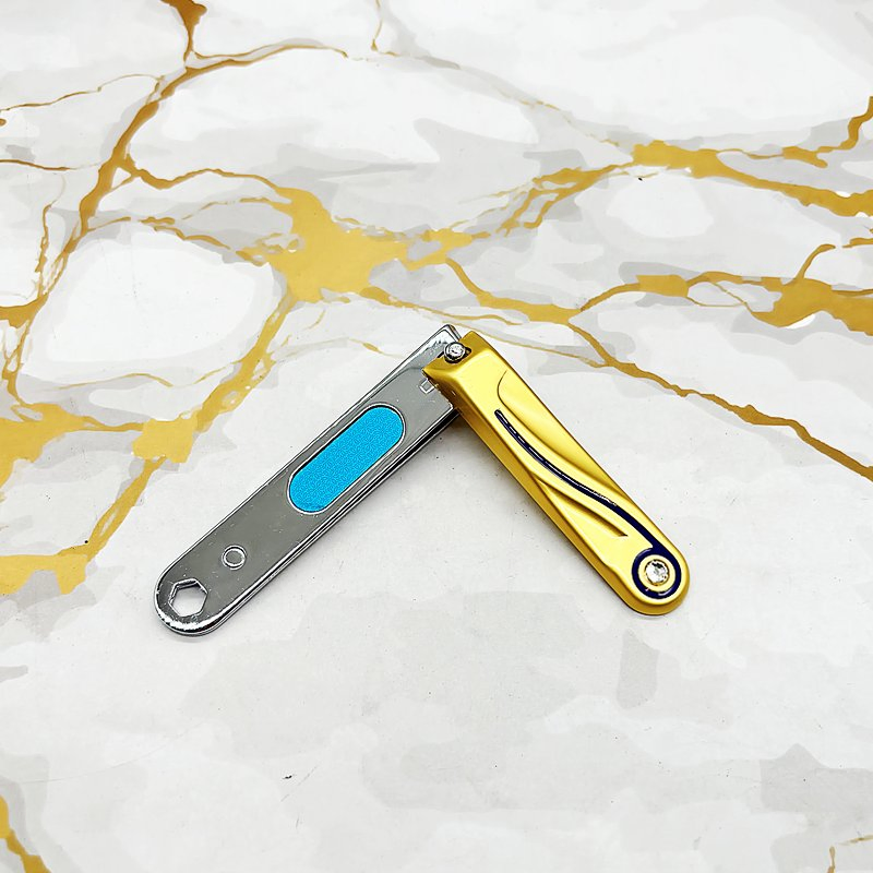 SSS 603c-4 Wholesale of High-End Golden Nail Clipper Sets From The Manufacturer, Providing Carbon Steel Nail and Manicure Tools