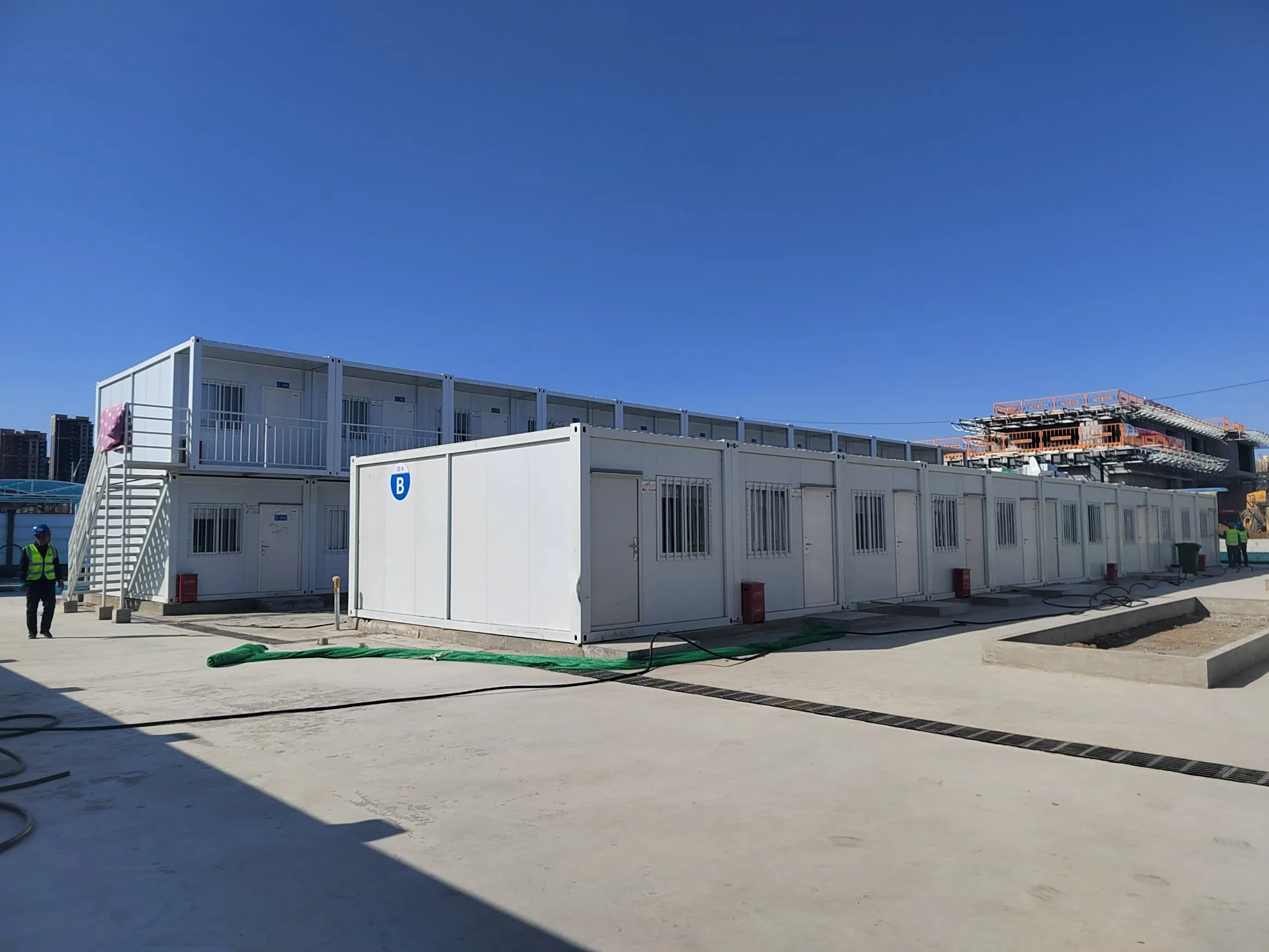 Glass Small Portable Modular Prefabricated House Homes for Sale