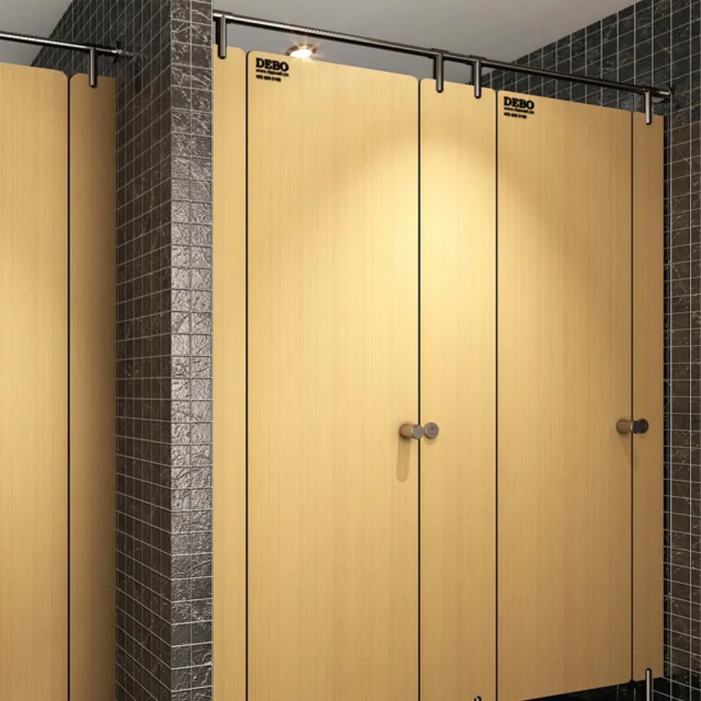 Debo HPL Waterproof Public Toilet Partition/ Bathroom Partition/ Wc Divider Board Toilet Partit Cubicle Price