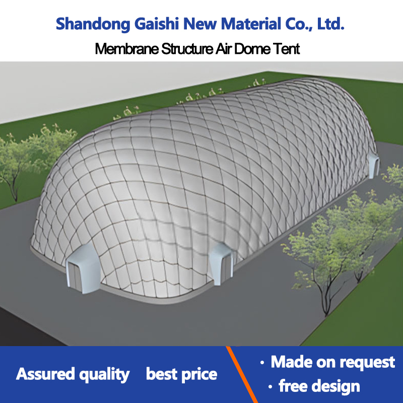 Outdoor Custom Air Supported Large Inflatable Membrane Dome for Multi-Sport Center