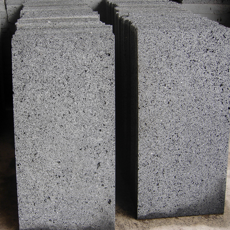 Small Holes Black Basalt Stone, Cobble Lava Stone for Paving
