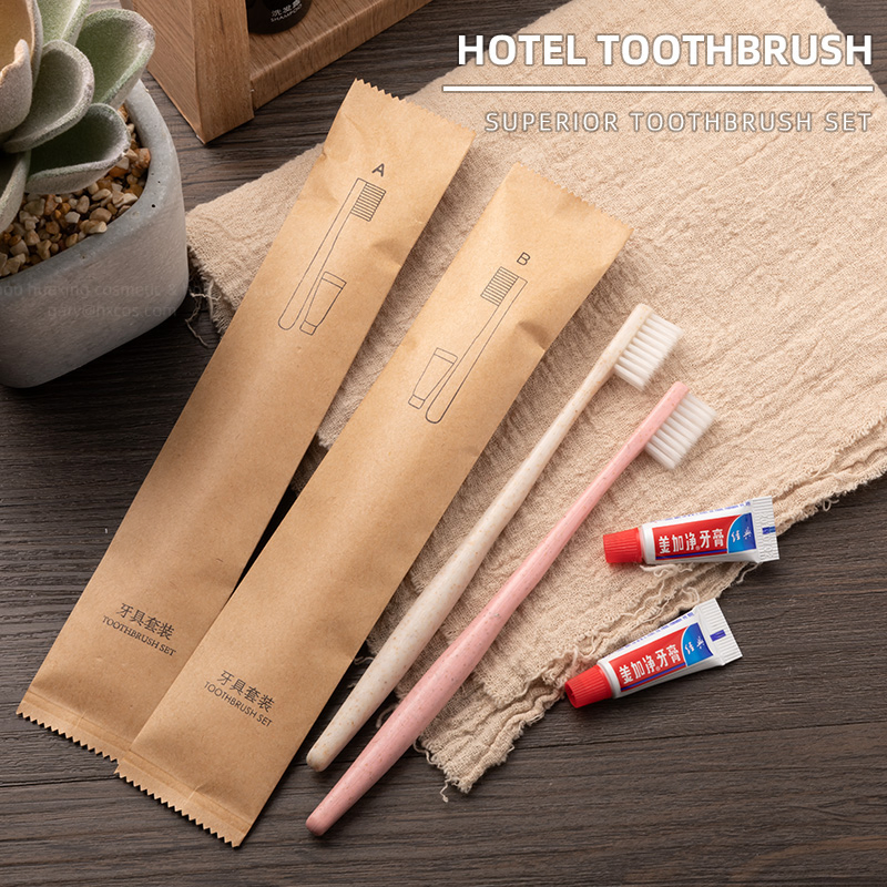Hotel Amenity-Toothbrush with Eco-Friendly Materials and ISO Certifications