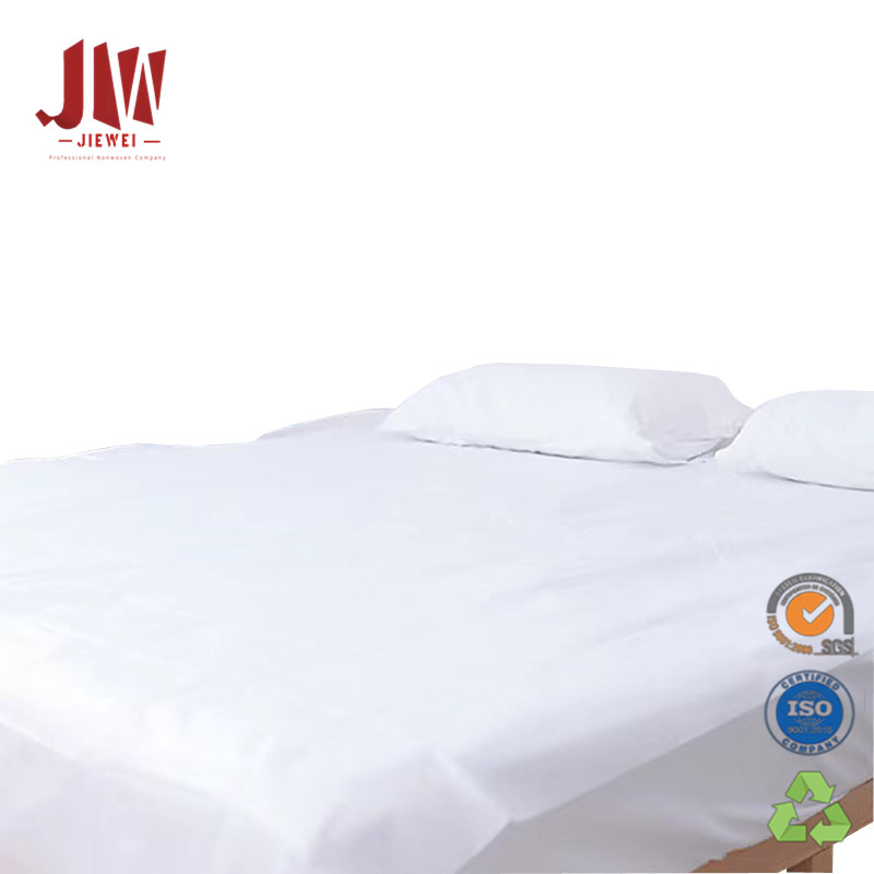 High Quality Hotel Disposable Single Bedding Set Bed Cover Set 4 Pieces Disposable Bed Sheet Set