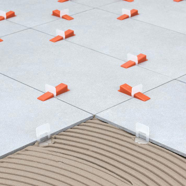 Spin Doctor Wedge Spacer Base Tile Leveling System for Floor Installation