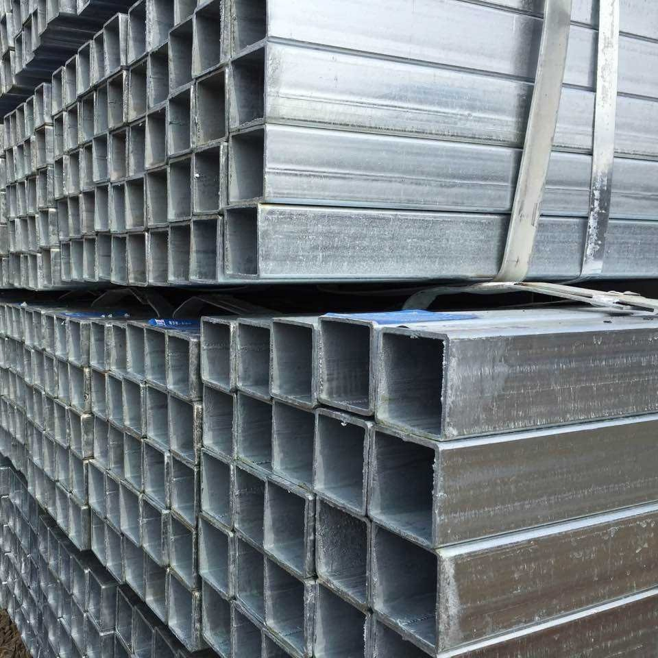 Q235 Galvanized Welded Square Tube Hollow Steel Pipe for Construction