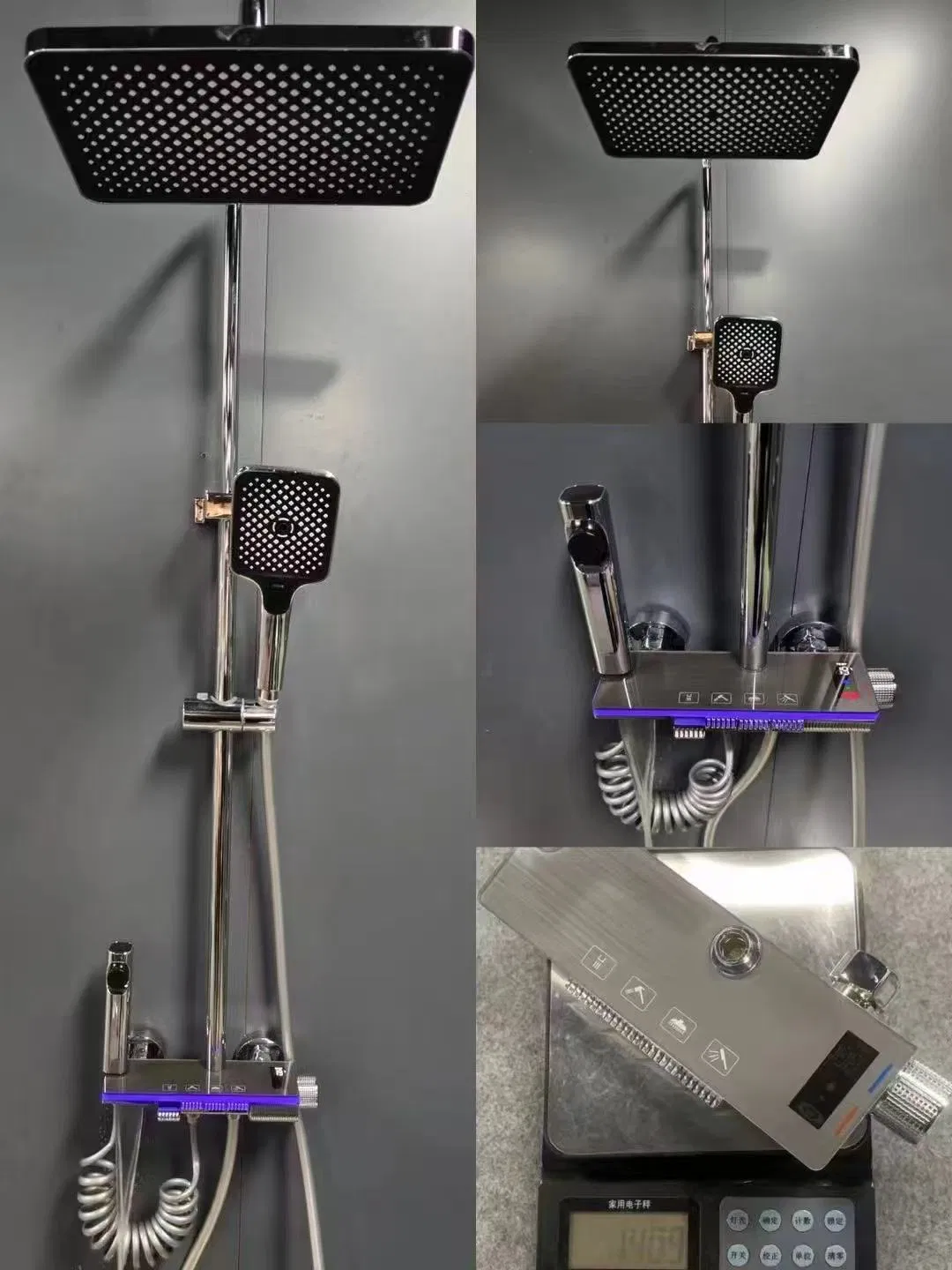 New Brass Shower Set Piano Shower Luxucy Bathroom Fittings