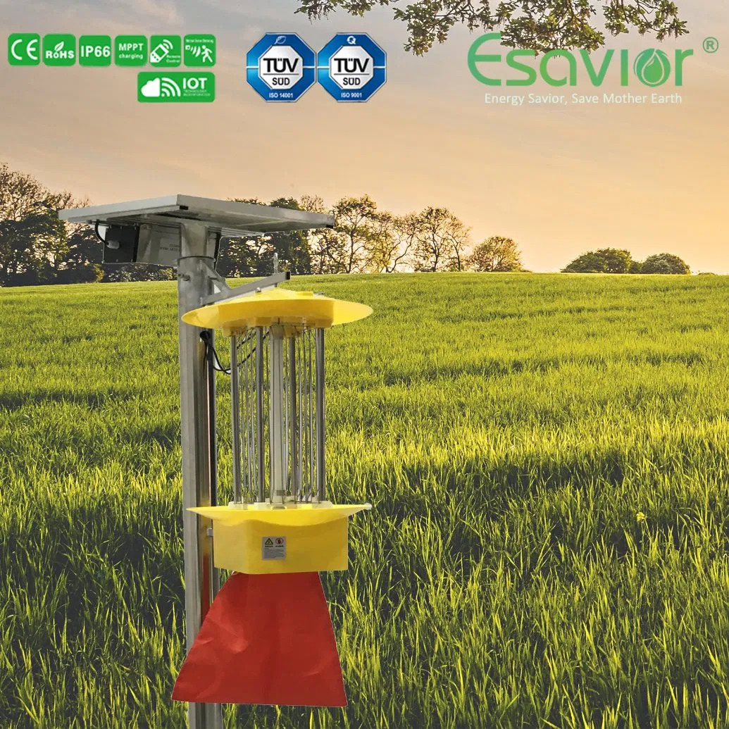 Solar Insect Killer Lamp for Agriculture Insect Pest Mosquito Fly Cockroach Moth