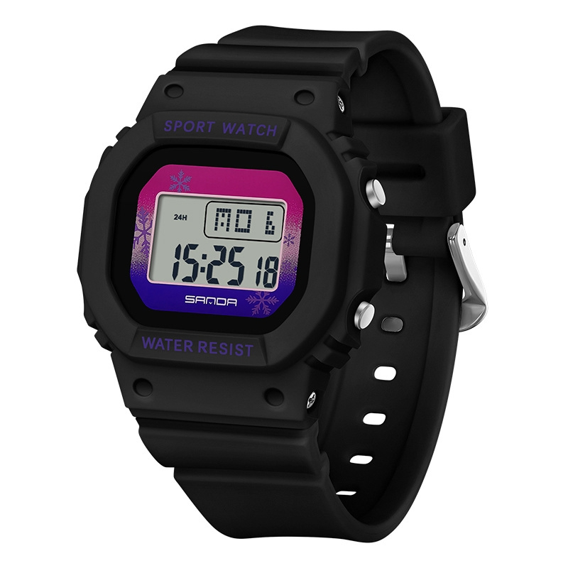 Promotional Gift PU Children Watches Luminous LED Light Kids Boys&Girls Watches