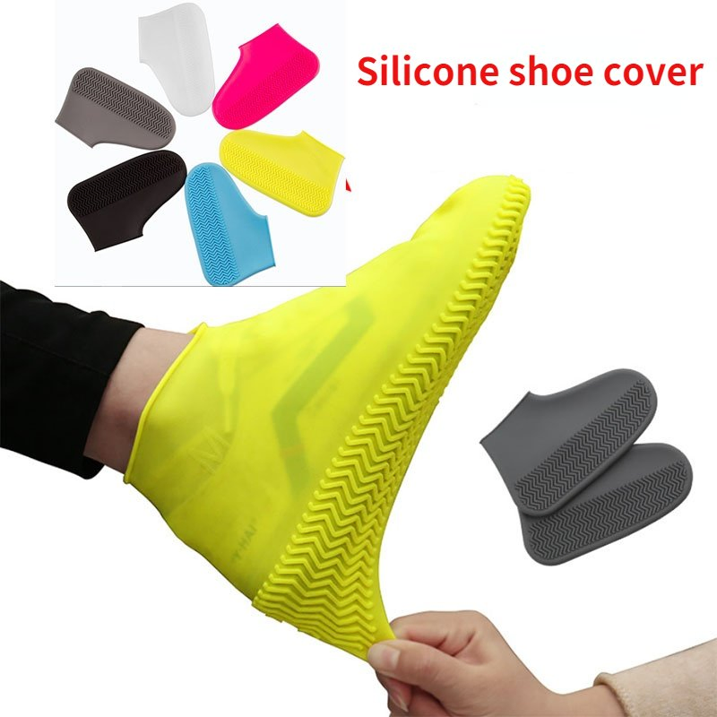Anti-Slip Reusable Waterproof Silicone Rain Shoe Cover Protector