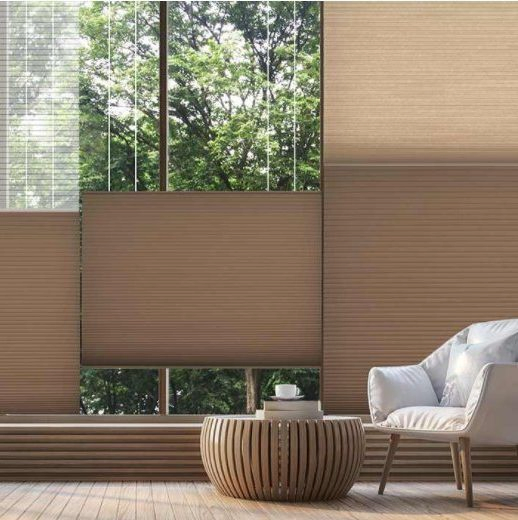 Vikson Smart Motorized Window Cellular Blinds up Down Blackout Cellular Honeycomb Shade