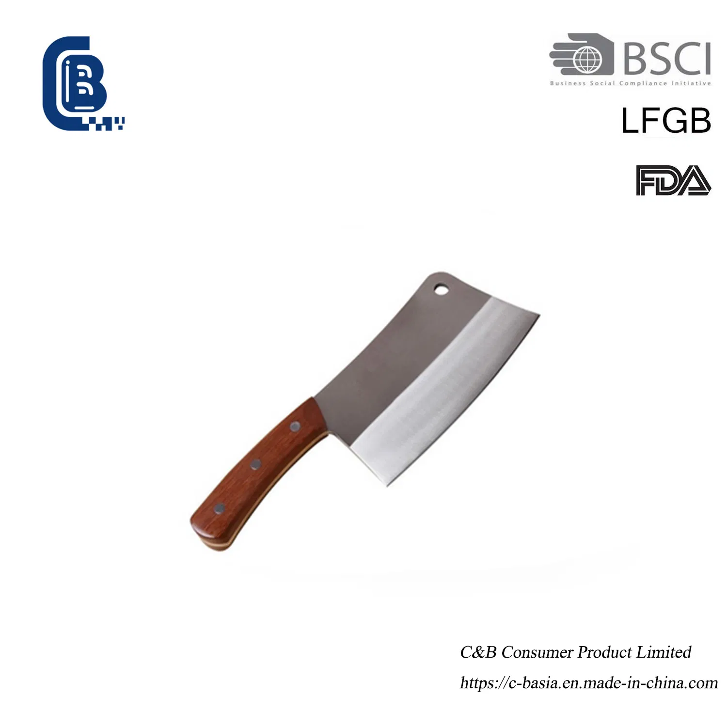 Нож шеф-повара из немецкой стали для мяса и овощей