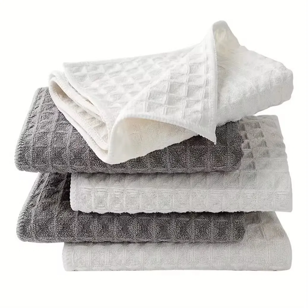 Wholesale Free Samples Honeycomb Custom Soft Reusable Microfiber Fabric Roll Kitchen Towel