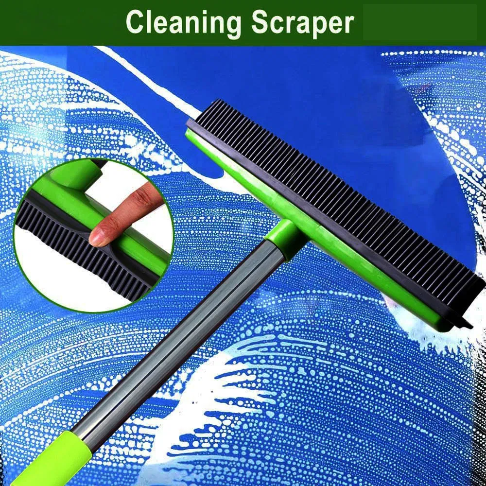 Custom Color & Logo Rubber Broom Wholesale Water Sweeping Brush for Global Distributors