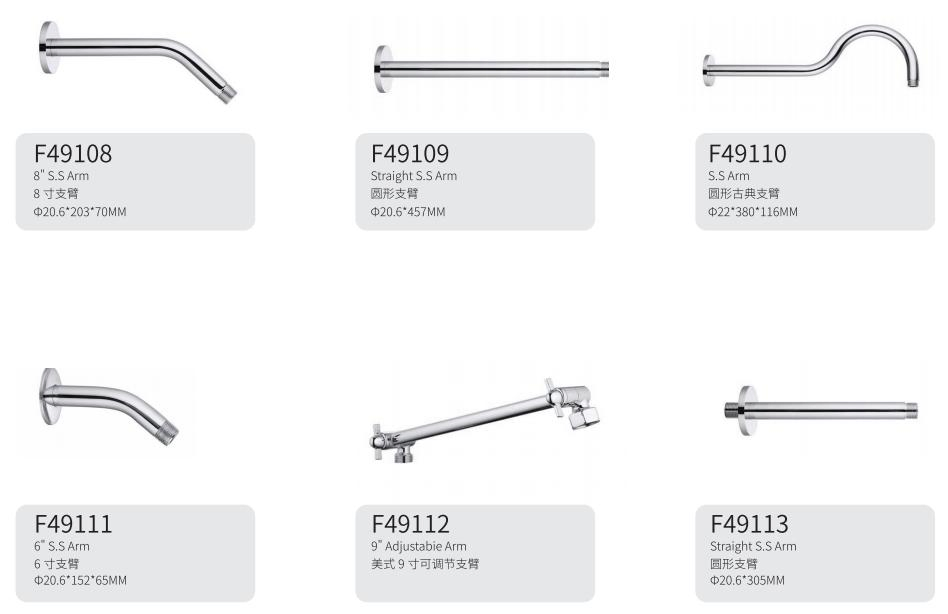 Bathroom Fitting Economic Arm Shower Bracket, with High Quality