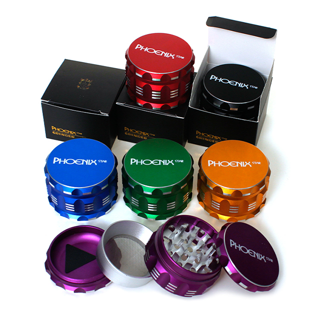 Measures 2.5" in Diameter with Phoenix Star Logo Each Piece with a Printed Phoenix Logo Inner Box Grinder