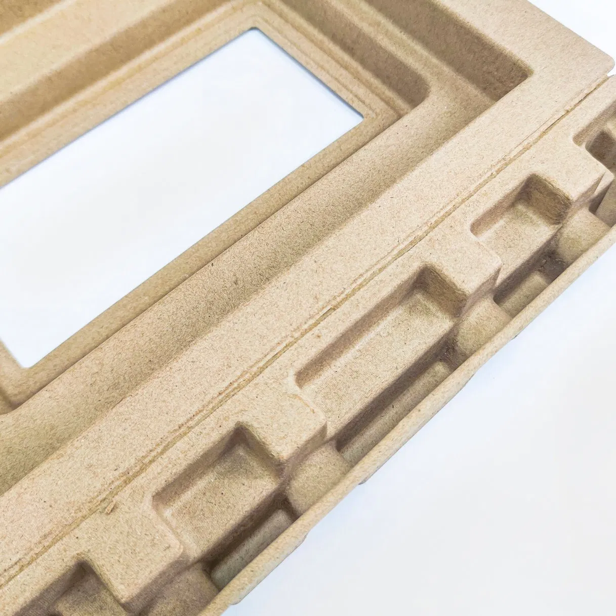 Kbd Pulp Molded Box for Industrial Parts Biodegradable and Eco-Friendly