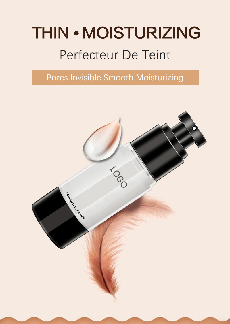 Private Label Waterproof Smoothing & Moisture Pore Invisible Cream Face Makeup Base Primer