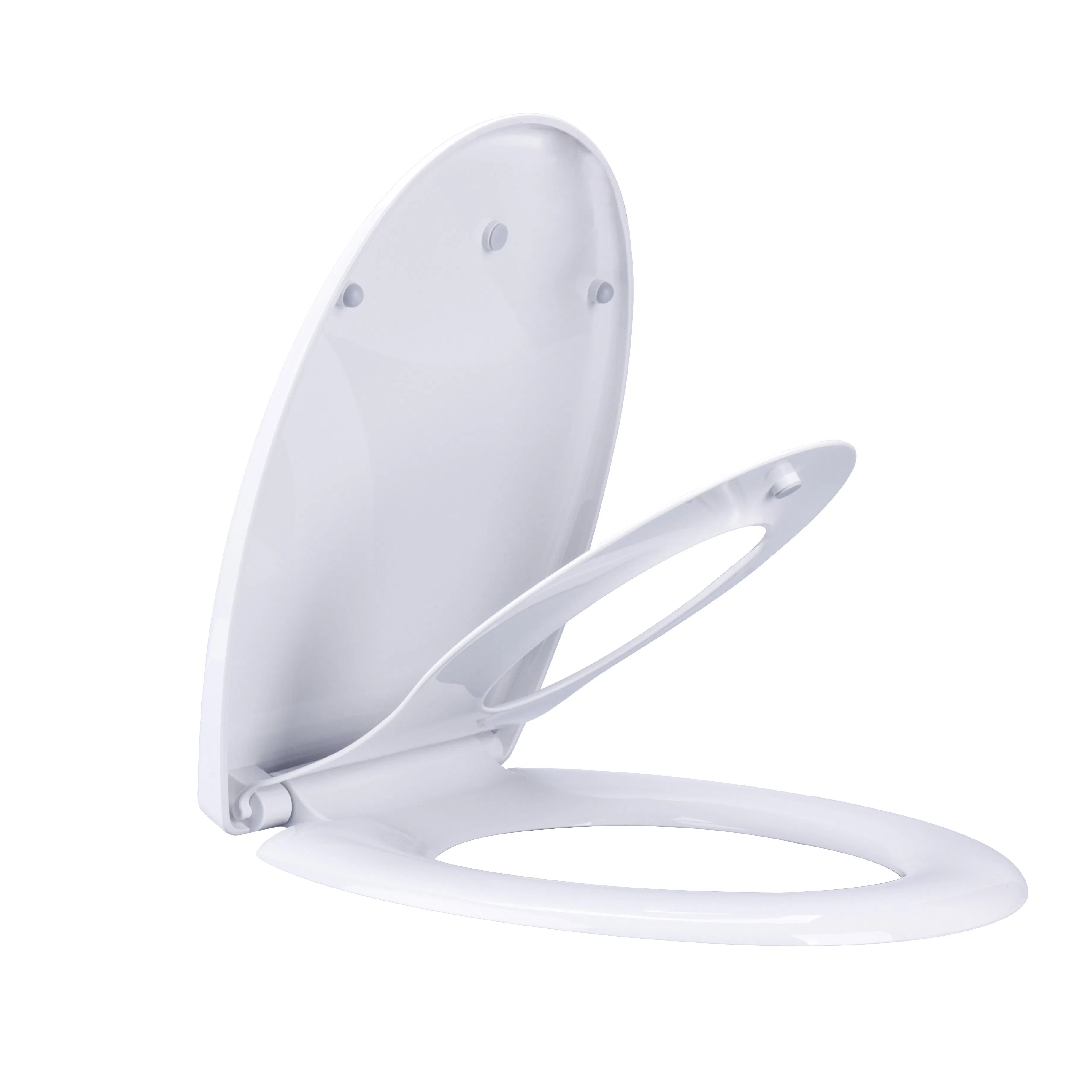 Plastic Oval Smooth Surface PP Toilet Seat Universal Soft Close Family Toilet Seat for Children