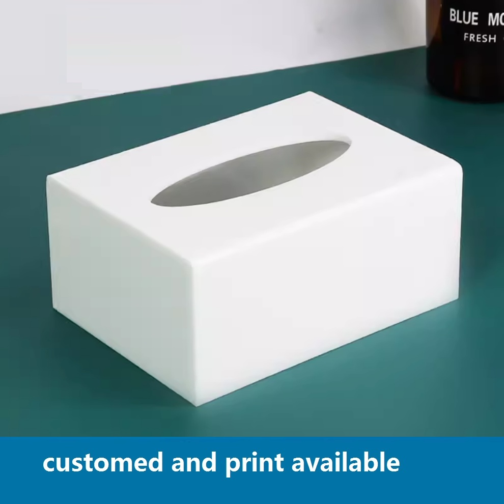Napkin Dispenser 150mm White Product Support Stands Hotel Consumables Room Storage Hotel Consumable Box Organization Factory Customized Custom Leather