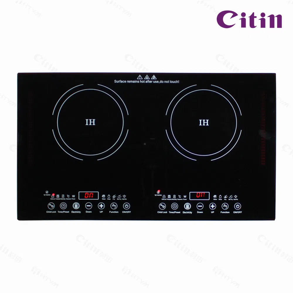 59cm Induction Cooker with Two 2200W Plates & Haptic Interface