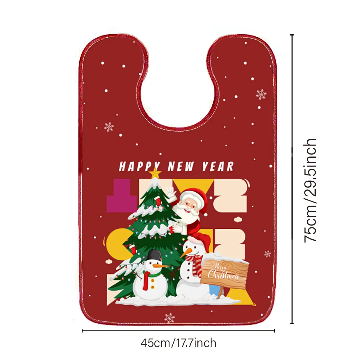 Waterproof and Stain-Resistant Food Cloth, Christmas Towel Material, Elderly Bib, Mouthwash, Adult Bib