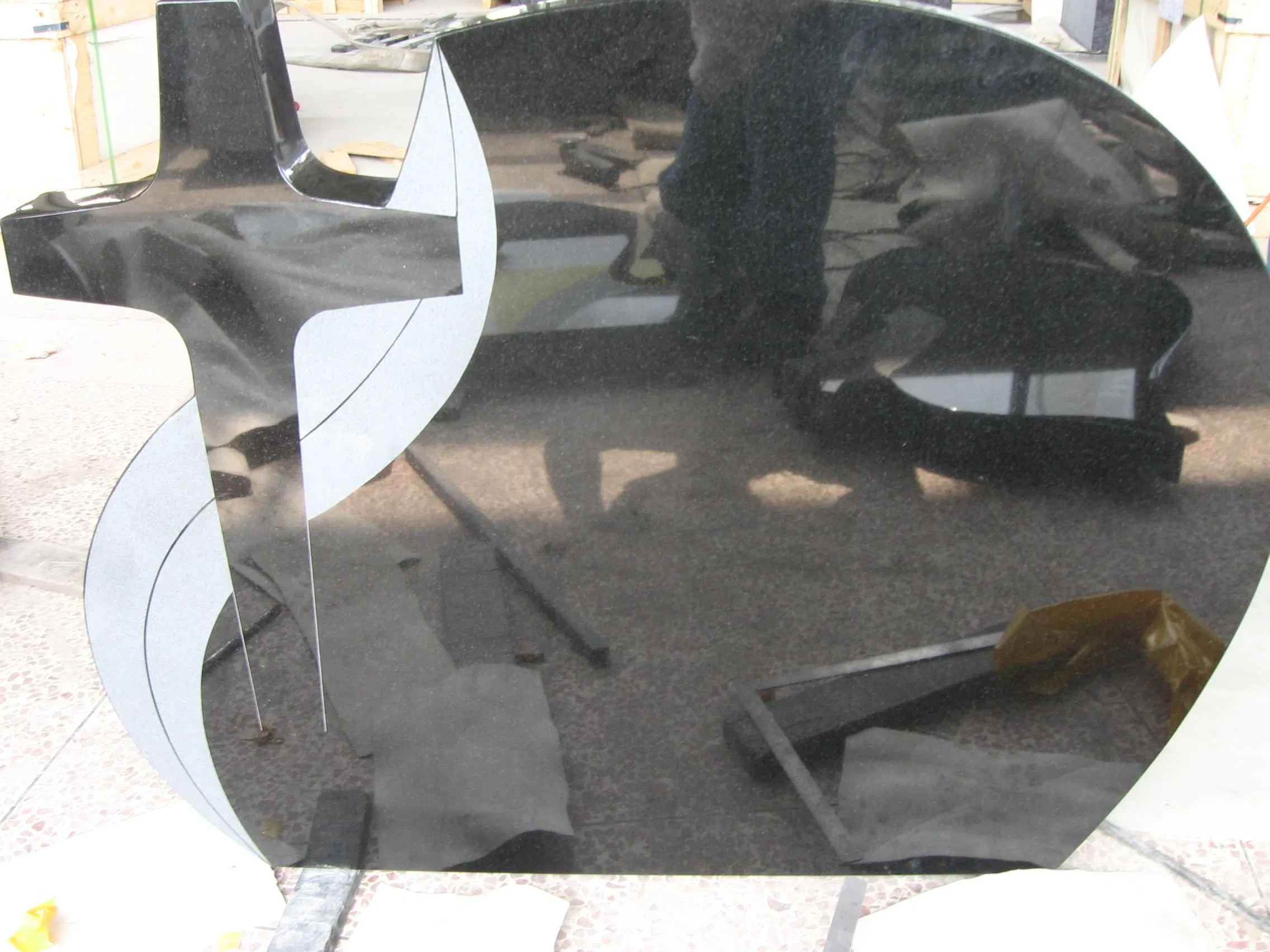 Natural Stone SF-089 absolute Black Granite Tombstone Monument for Memorial/Dead/cemetery/graveyard