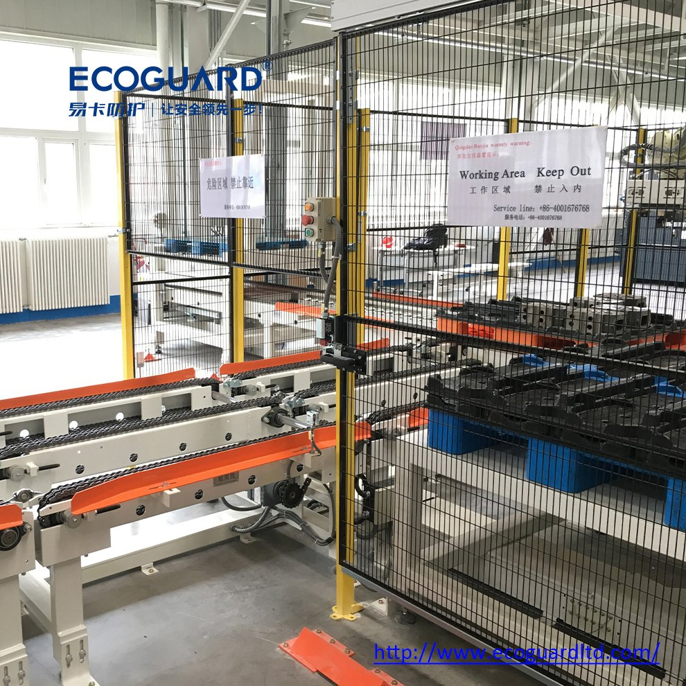 Industrial Strength Safety Fence for Machine Protection and Guarding