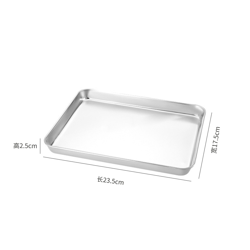 Durable Stainless Steel Food Tray for All Occasions and Events