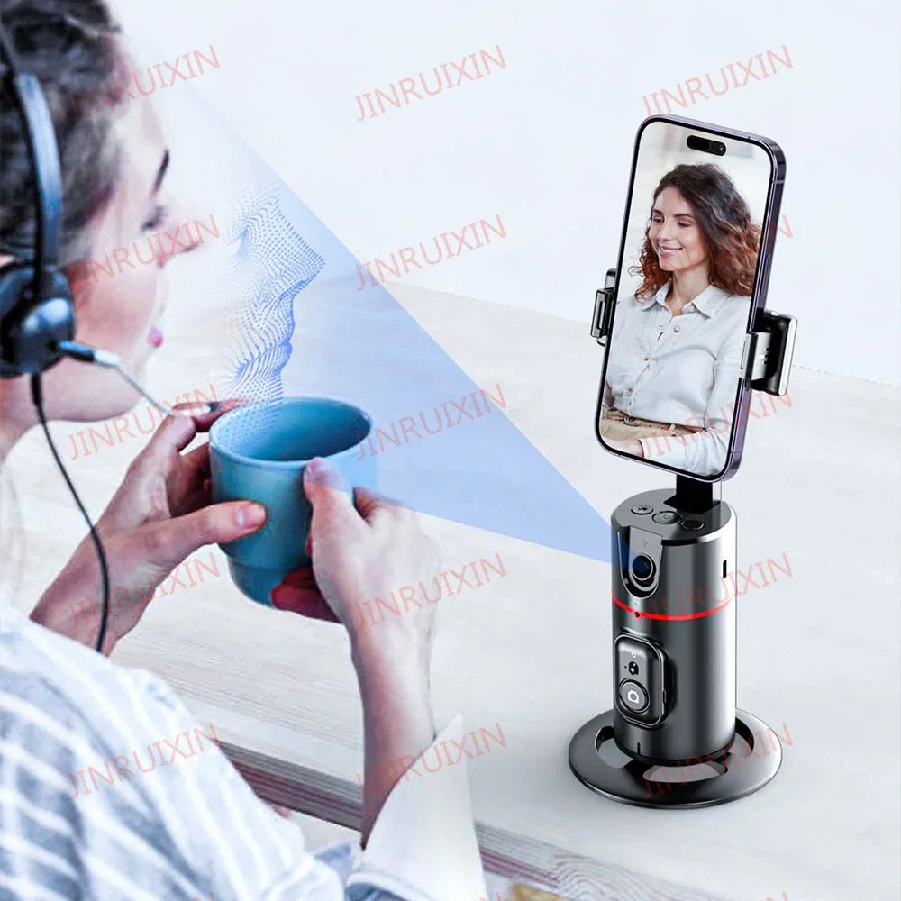 P02 Ai Face Tracker 360 Degree Auto Face Tracking Smart Rotation Desktop Selfie Gimbal Stabilizer for Smartphone