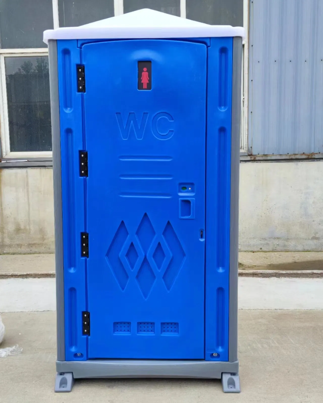 Direct Factory Chinese Manufacturer! Durable Rotomolded PE Toilet Seated Plastic Mobile Toilet Portable Outdoor Toilet