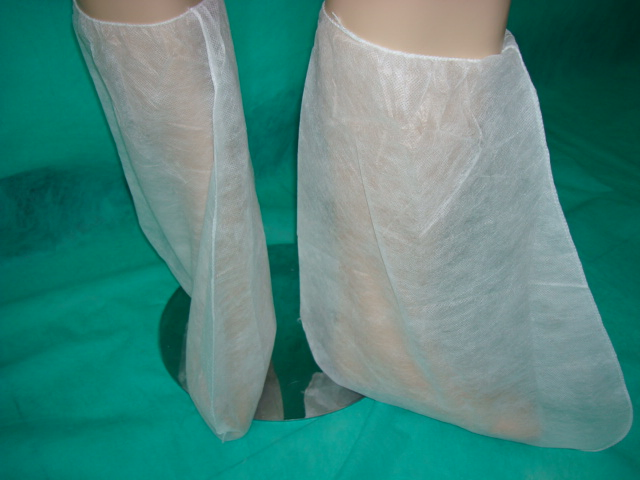 Medical Non Woven Surgical Non Skid Shoe Cover Anti Slip Boot Covers