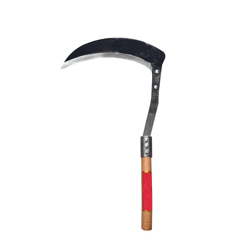 Farming Tool Wooden Handle Sickle Agricultural Grass Cutting Rice Curved Sickle