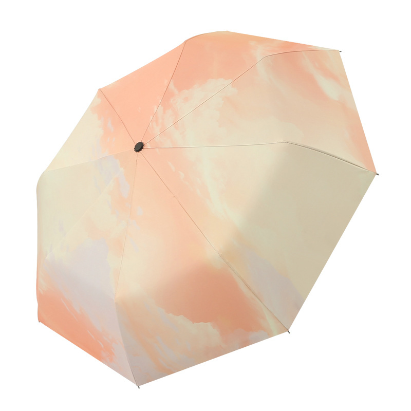 Direct Sale Wholesale Gradient Fresh Beautiful Anti Ultraviolet Sun Umbrella