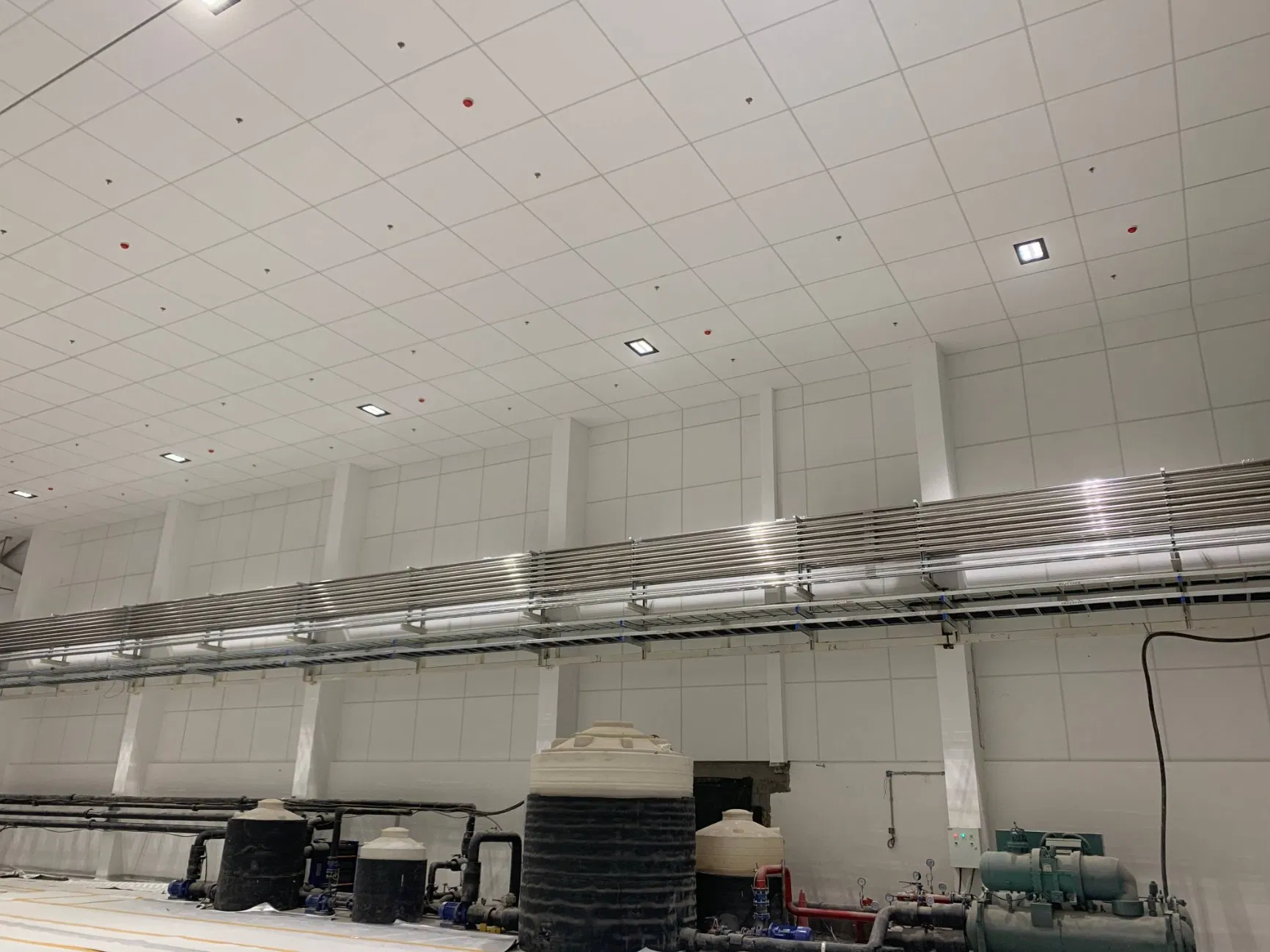 Non-Combustible Sound Absorbing Material Rockwool Suspended Insulation False Ceiling for Workshop/Plant