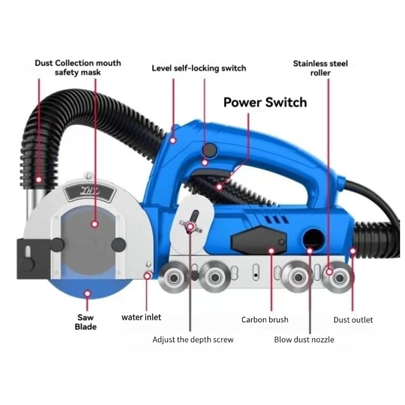 Машина для очистки швов плитки 1200W
