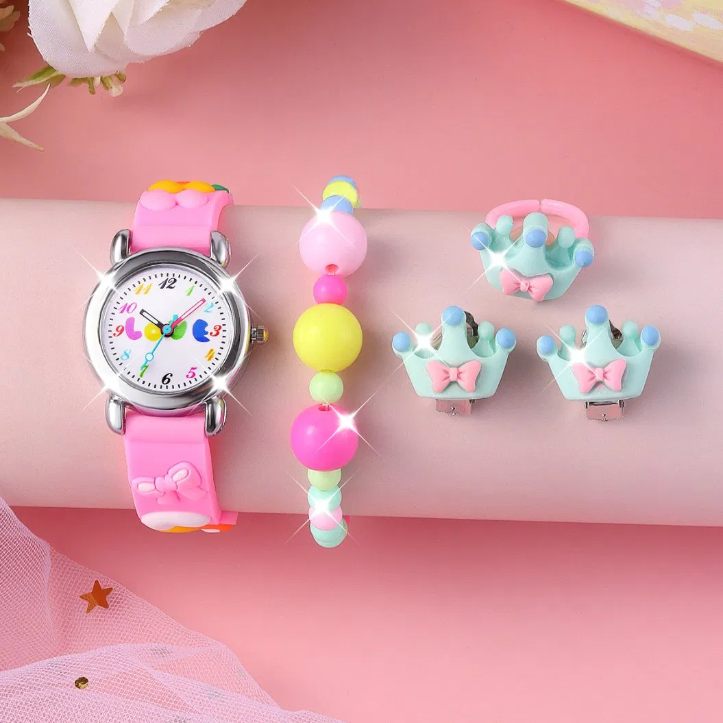 Cartoon Quartz Watch Cute Fashion Pink