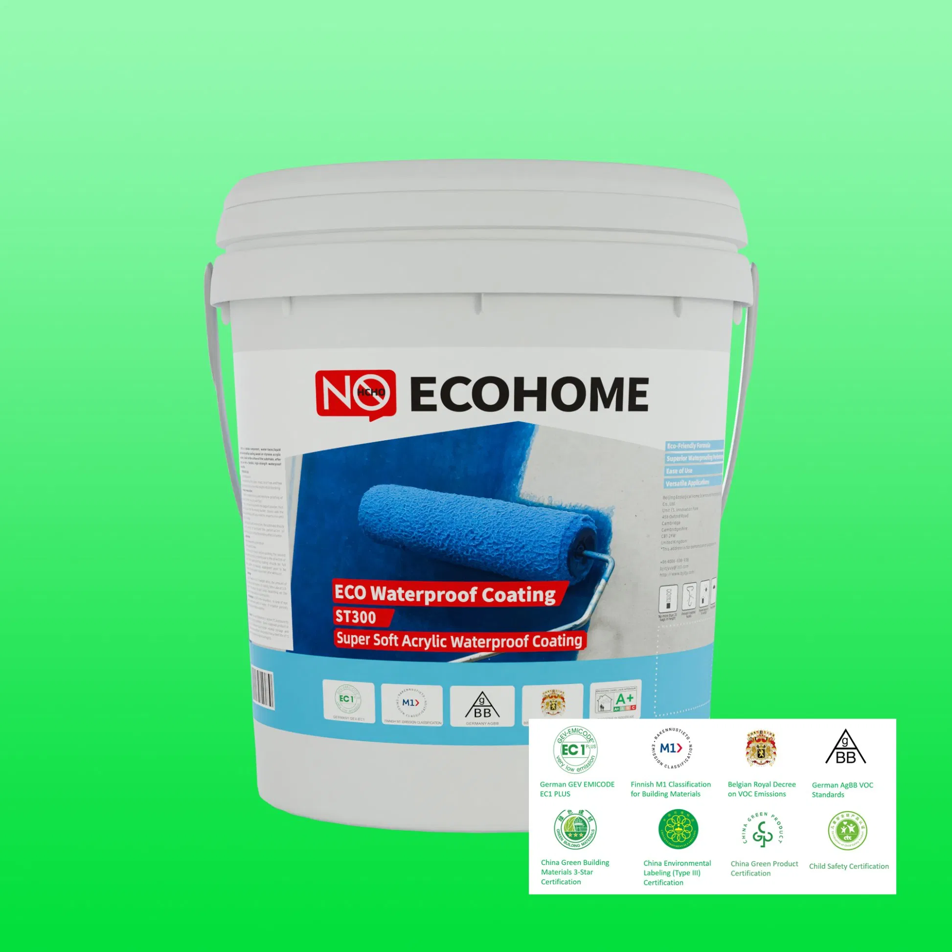 Ultra Soft Acrylic Water-Repellent Coating for All Surfaces