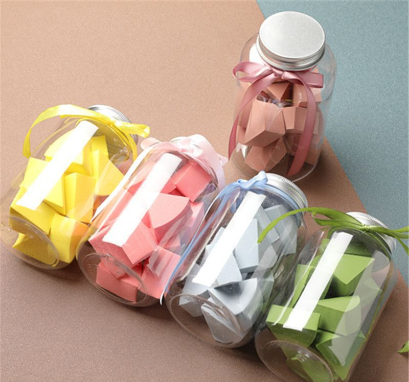 Fan -Shaped Makeup Eggs Do Not Eat Powder Sponge Pieces Makeup Tool Triangle Sponge 12 Pieces