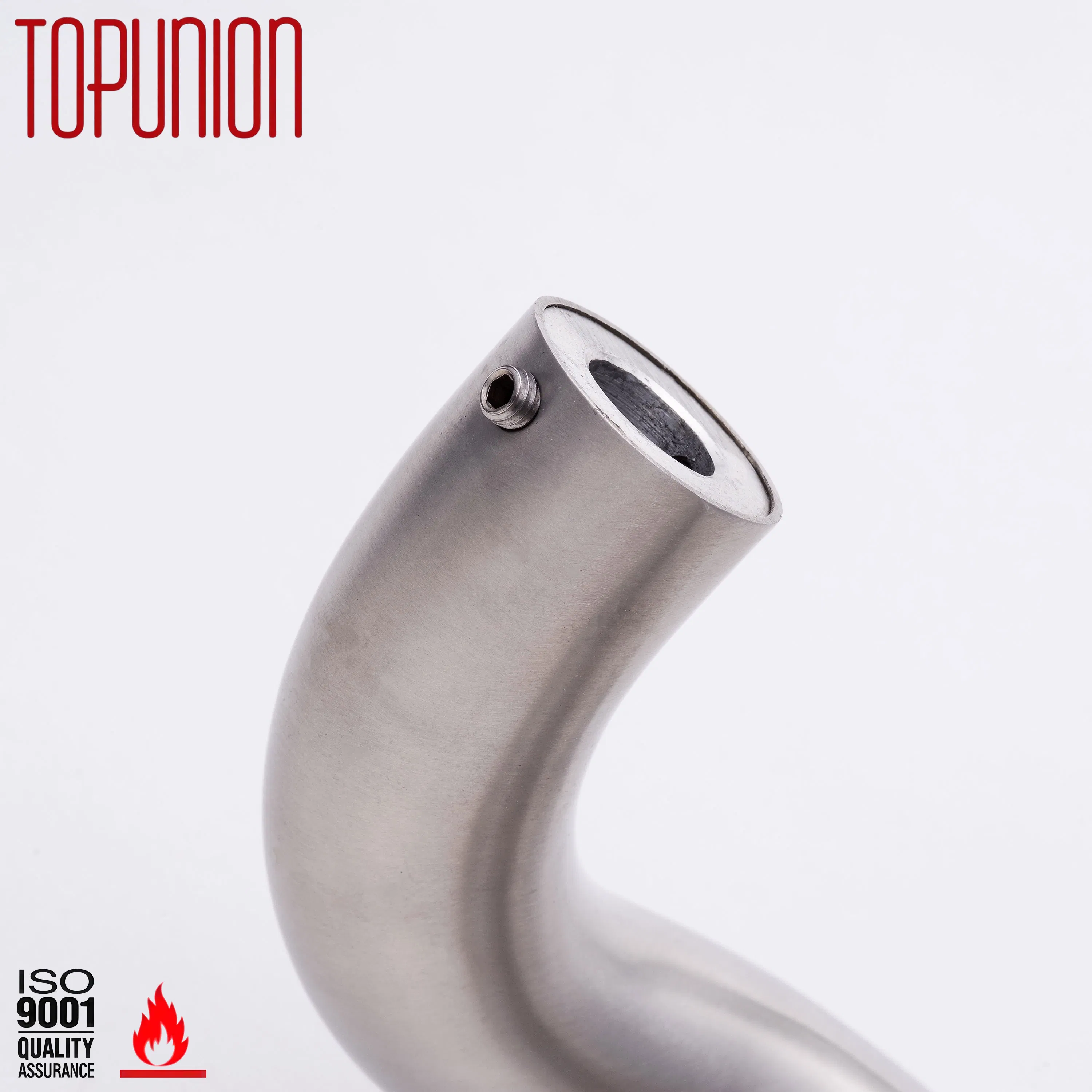 Glass Door Handle Double Sided Use Four Curve Design Professional Installation Guide