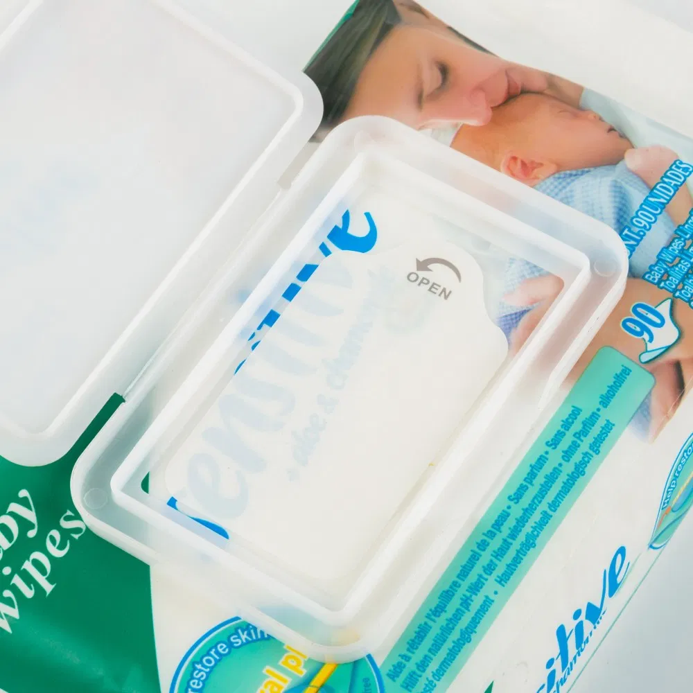 100% Biodegradable Bamboo Fibre Clean Baby Care Wet Wipes