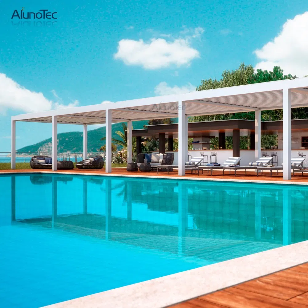 New Design Motor Motorized Pergola Roof Louvre for Outdoor Pati