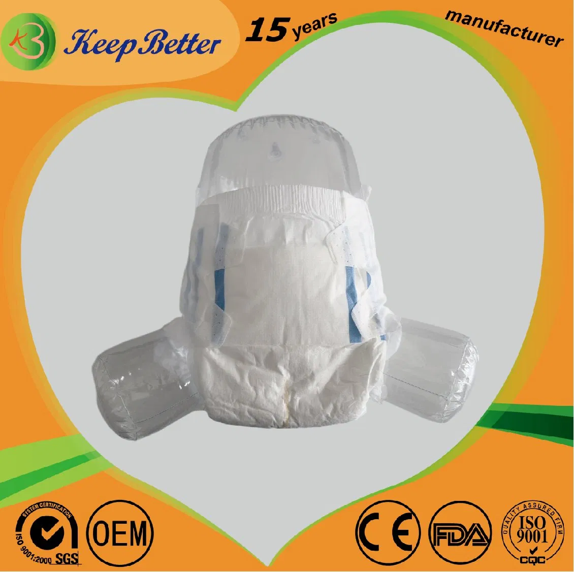 Disposable Adult Diapers T-Shape or S-Cut