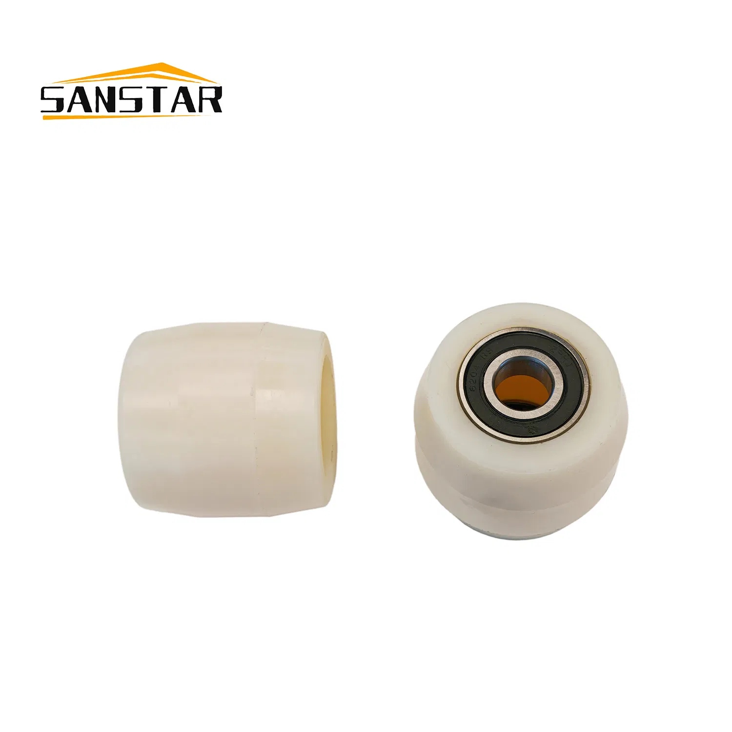 75X90 Solid Nylon Wheels - Heavy Duty for Hand Pallet Trucks