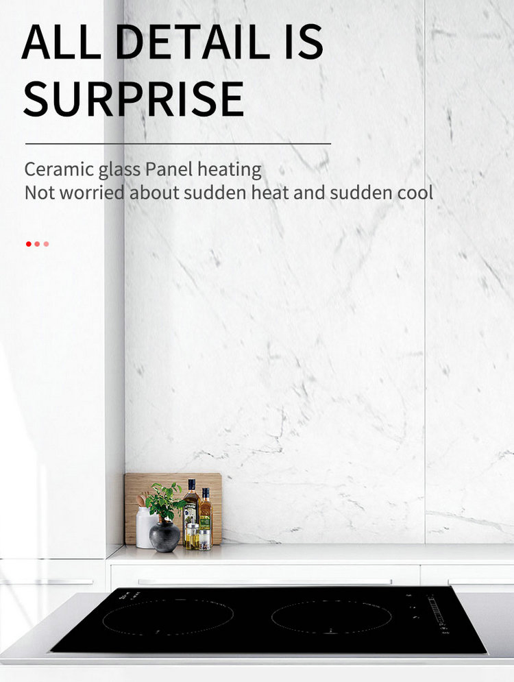 Black Vitro Ceramic Glass Plate Burner Infrared Cooktop