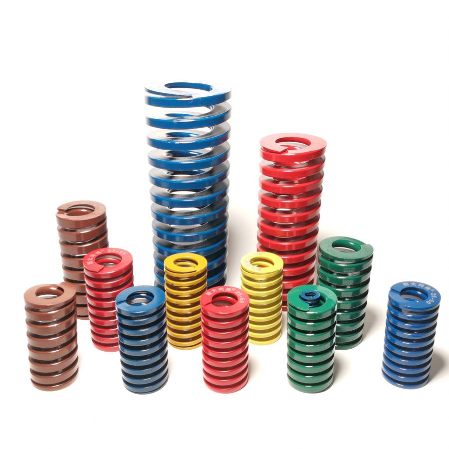 Ingks JIS ISO Die Mould Spring Alloy Steel 65mn Spring Steel Medium Load Red Die Springs
