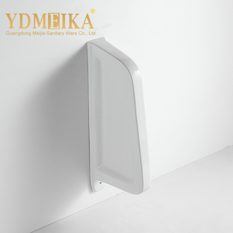 Sanitary Ware Bathroom Ceramic White Public Toilet Urinal Partition Screen Custom Ceramic Urinal Partition Board